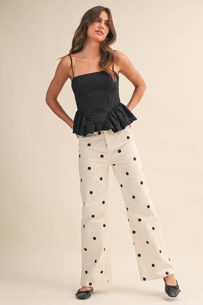 Stacie Polka Dot Jeans