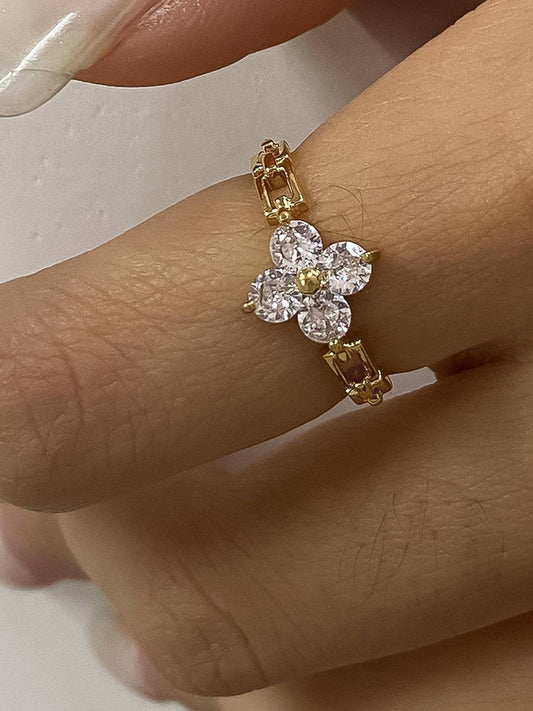 Finn Flower Chain Ring | Waterproof Jewelry