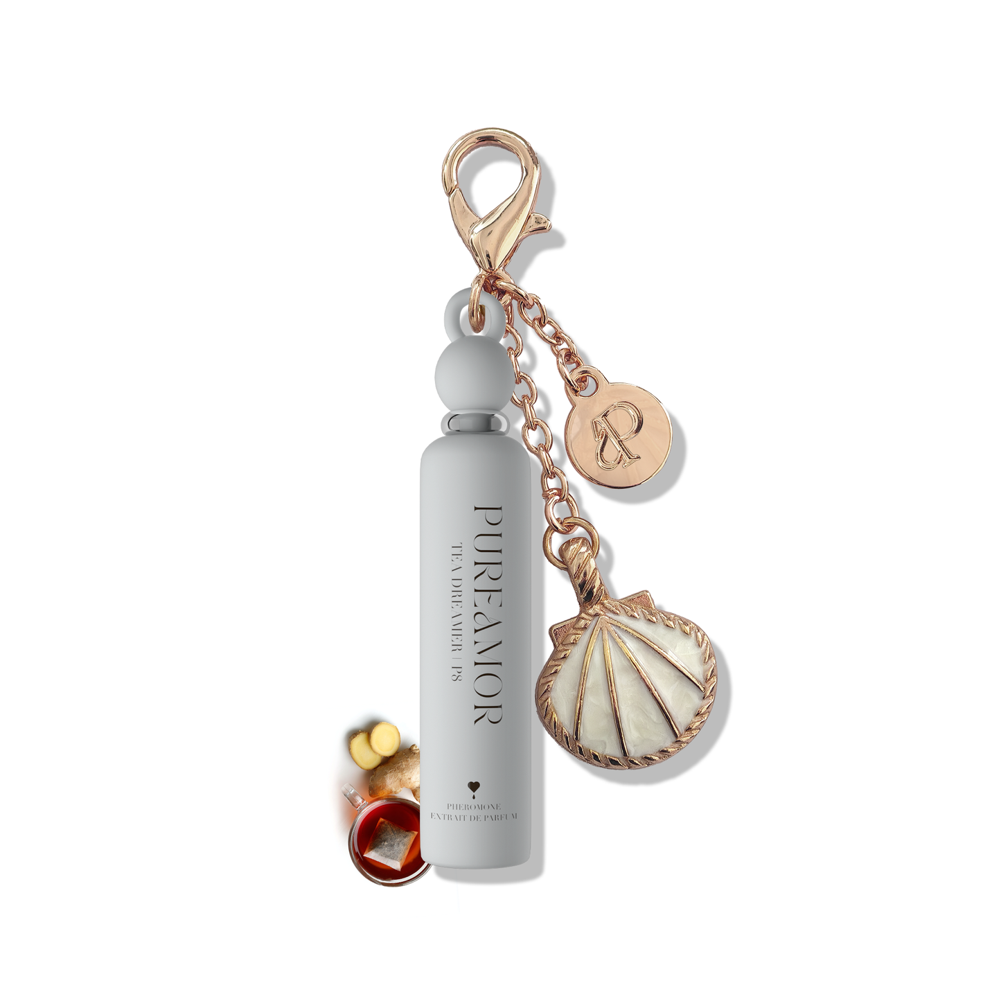 Tea Dreamer | Pheromone Perfume Oil Keychain - 2ml Mini