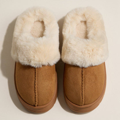 Cozy Platform Sherpa Slippers
