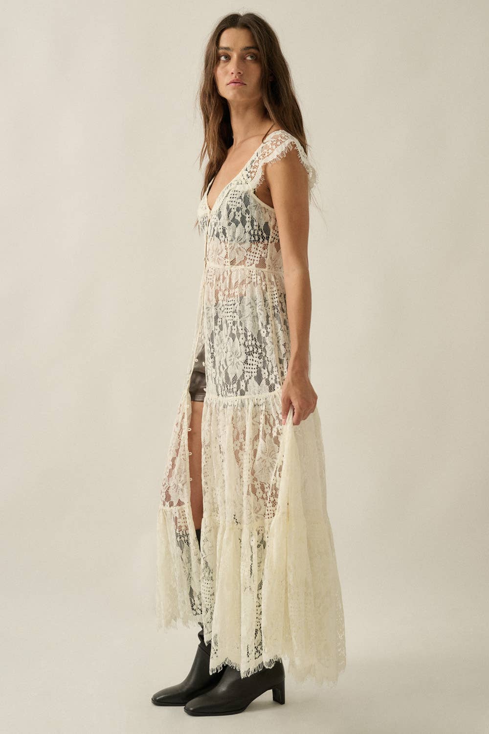 Lillian Lace Maxi Top