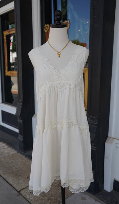 Naomi Lace Detail Mini Dress