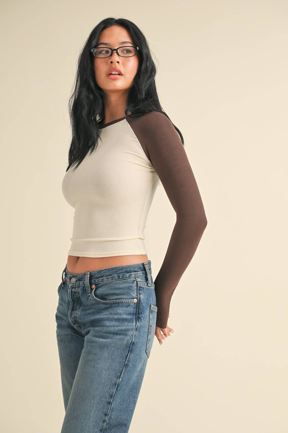 Britt Raglan Long Sleeve Tee