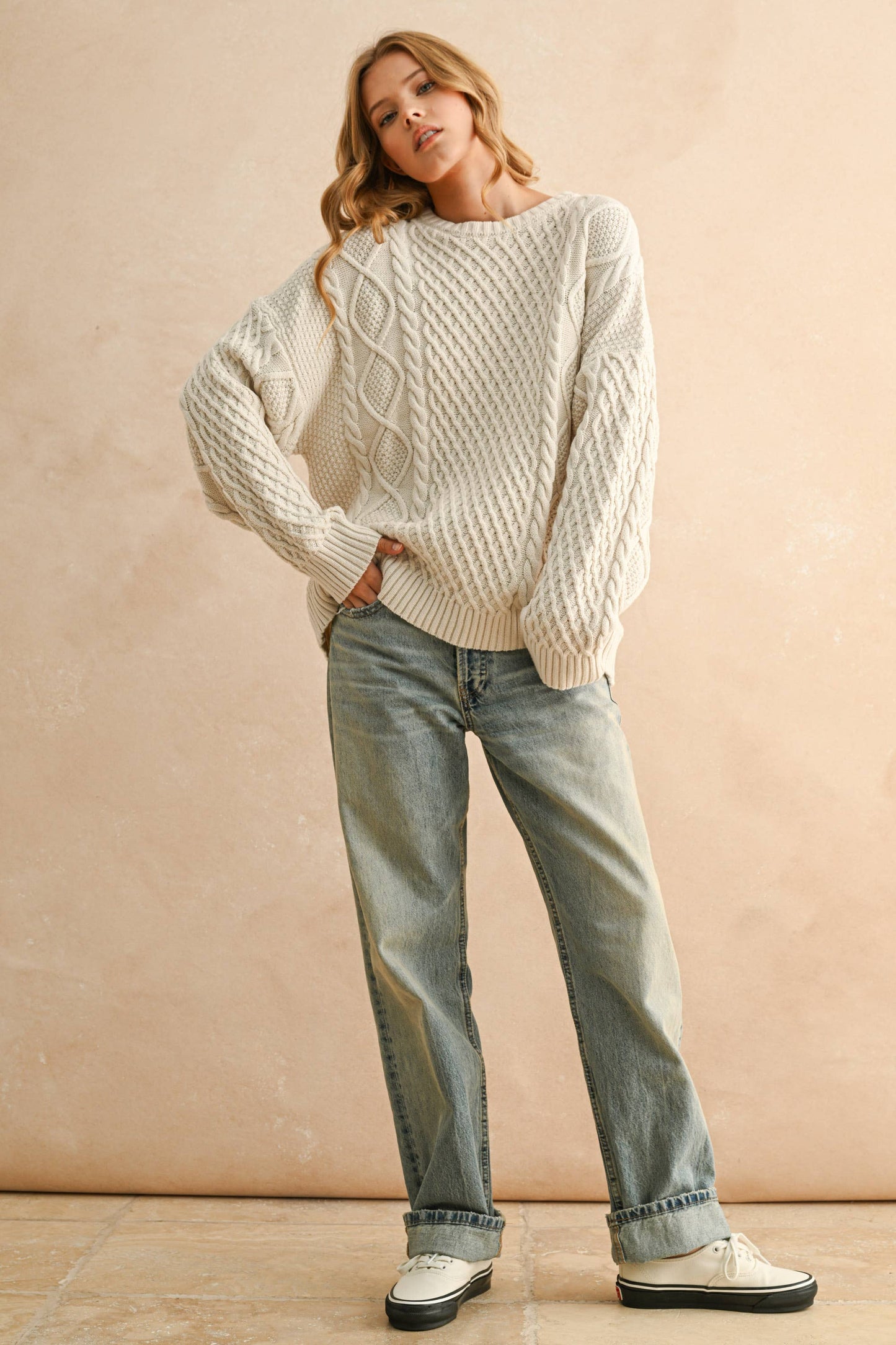Rory Cable Knit Sweater