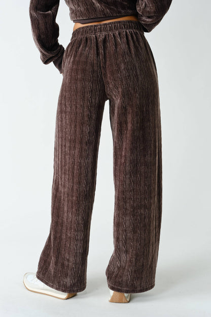 Tay Groove-Track Textured Lounge Pants