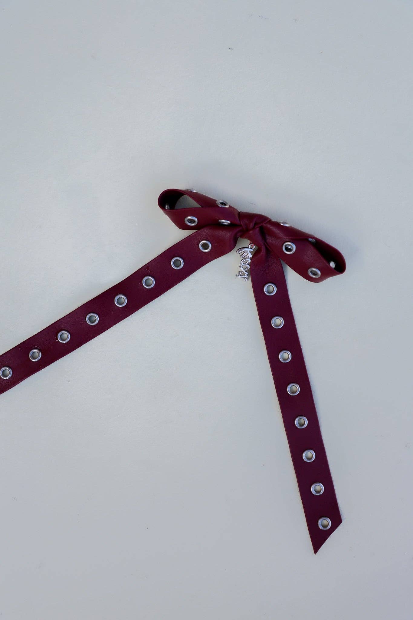 Grommet Leather Mini Bow | KAXI