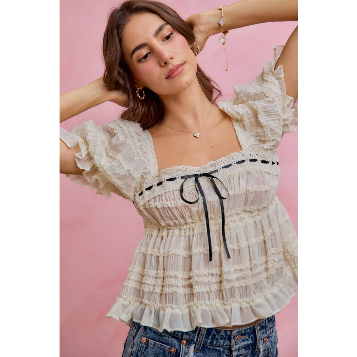 Dolly Puff Sleeve Blouse