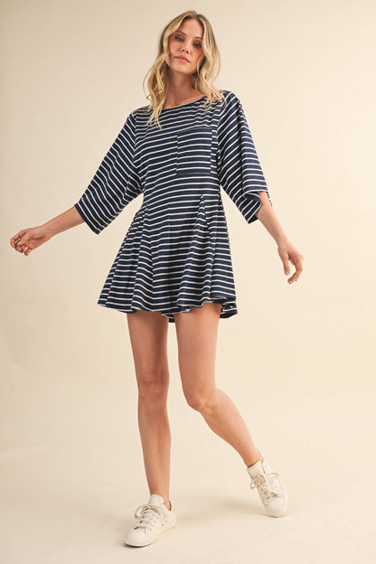 Ophelia Stripe Romper