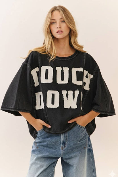 Touch Down Oversized Tee