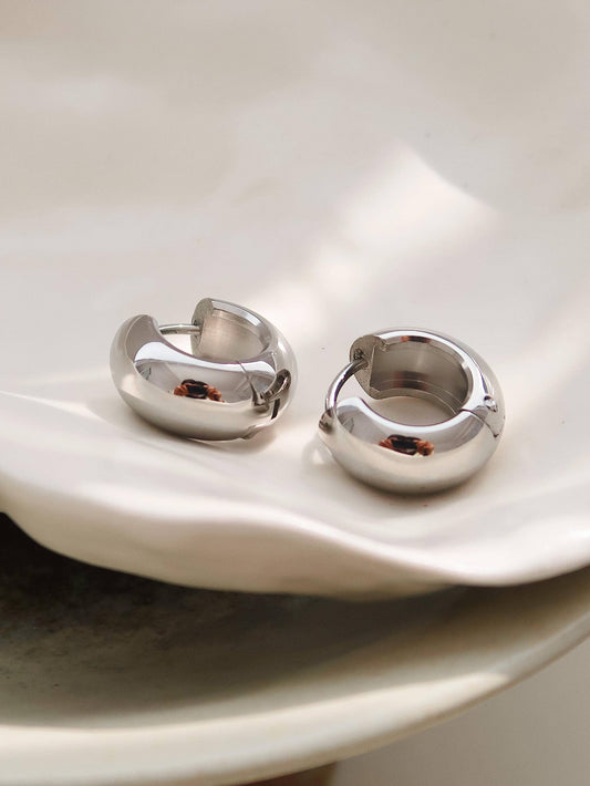 Birdie Small Classic Hoop Earring | Waterproof Jewelry