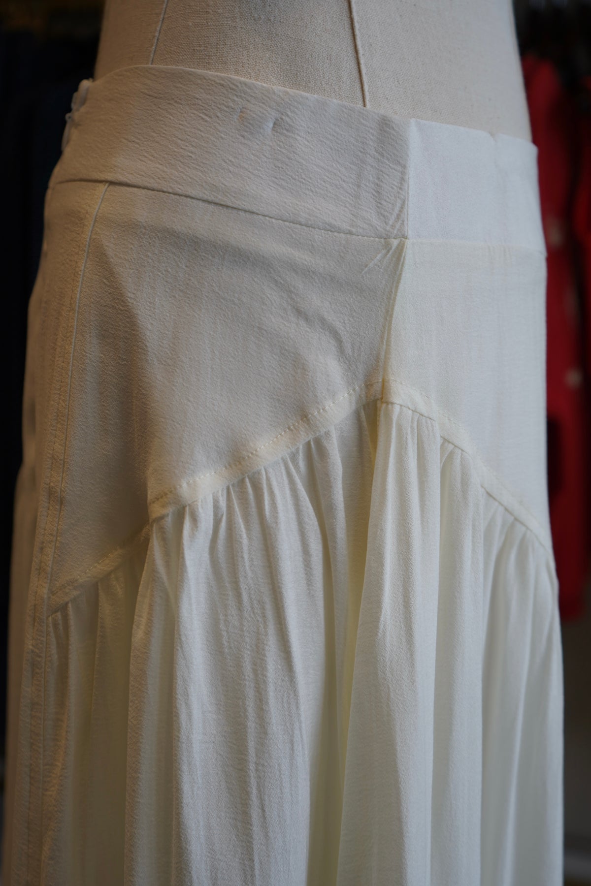 Gabi Basque Waist Skirt