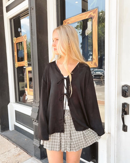 Bailee Gingham Pleated Skort
