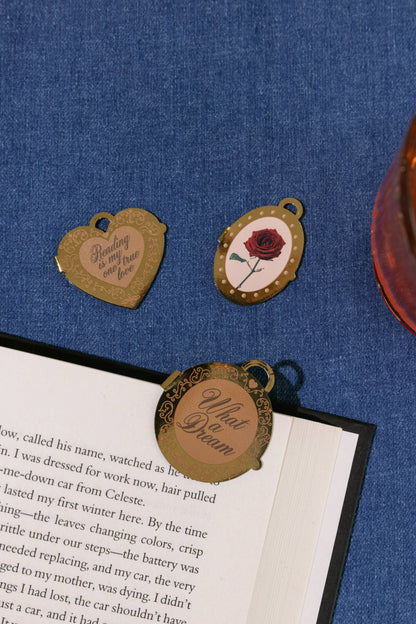 Locket Magnetic Bookmark | Set of 3