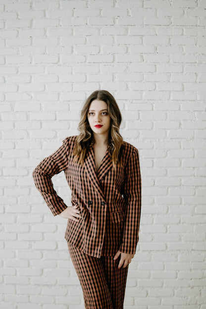 Aubree Gingham Pants