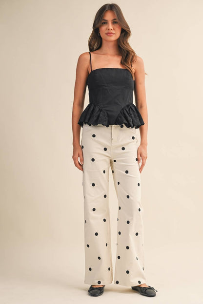 Stacie Polka Dot Jeans