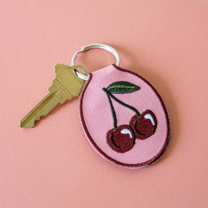 Embroidered Patch Keychain