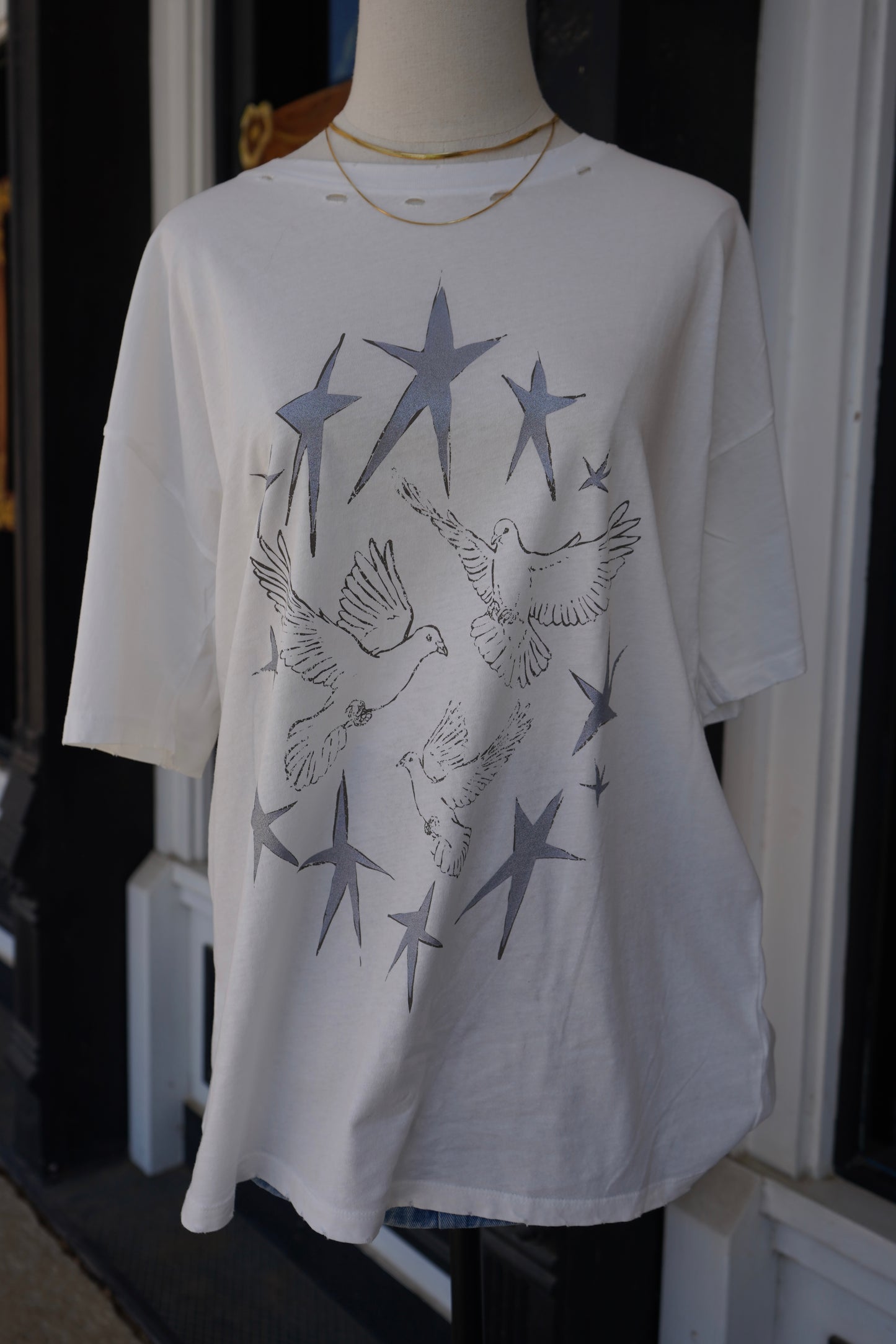 Stars And Doves Graphic Tee