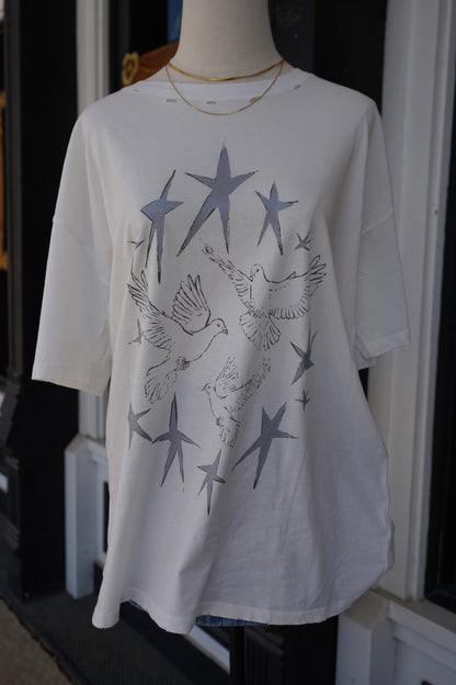 Stars And Doves Graphic Tee