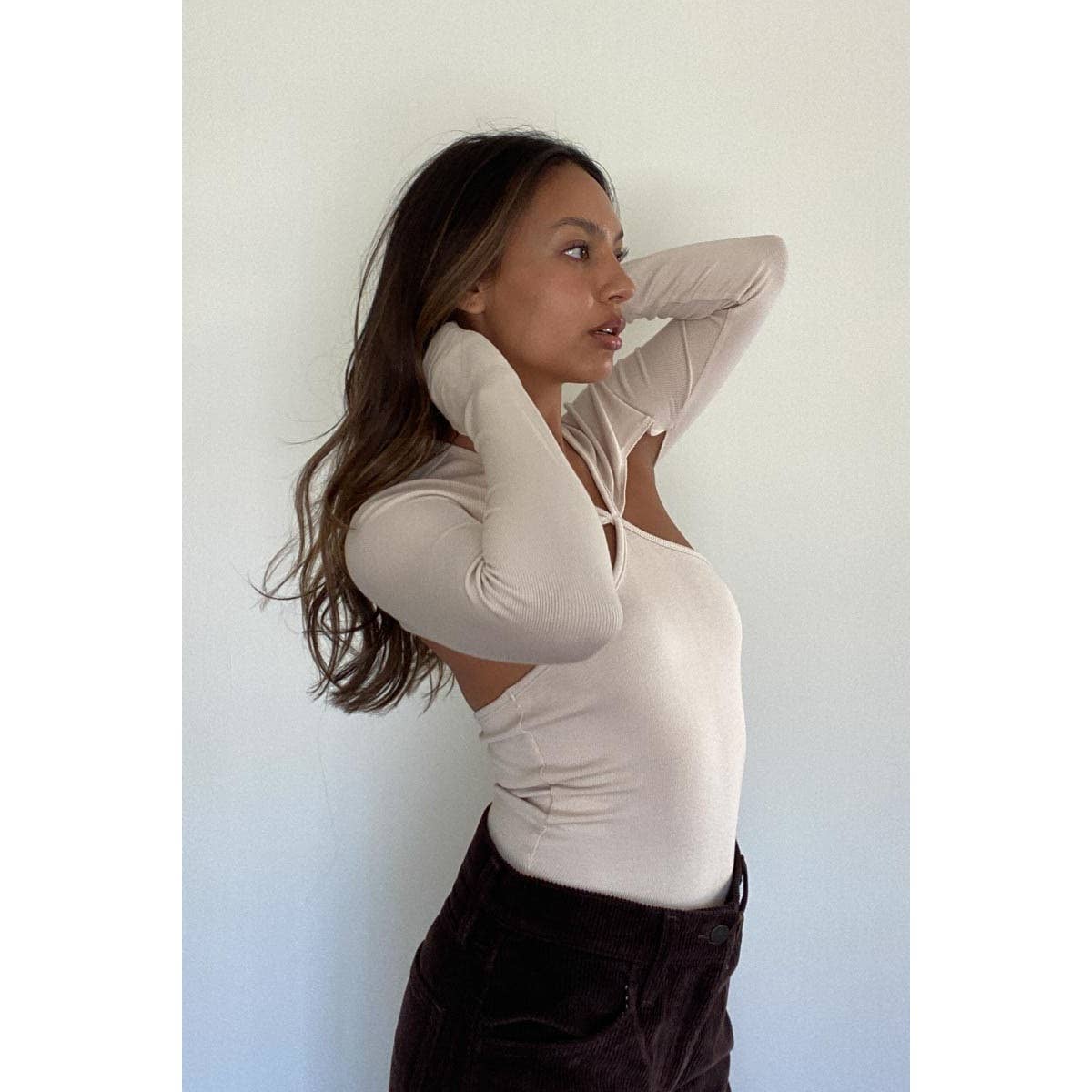 Stassie Cut-Out Long Sleeve