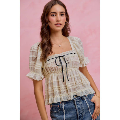 Dolly Puff Sleeve Blouse
