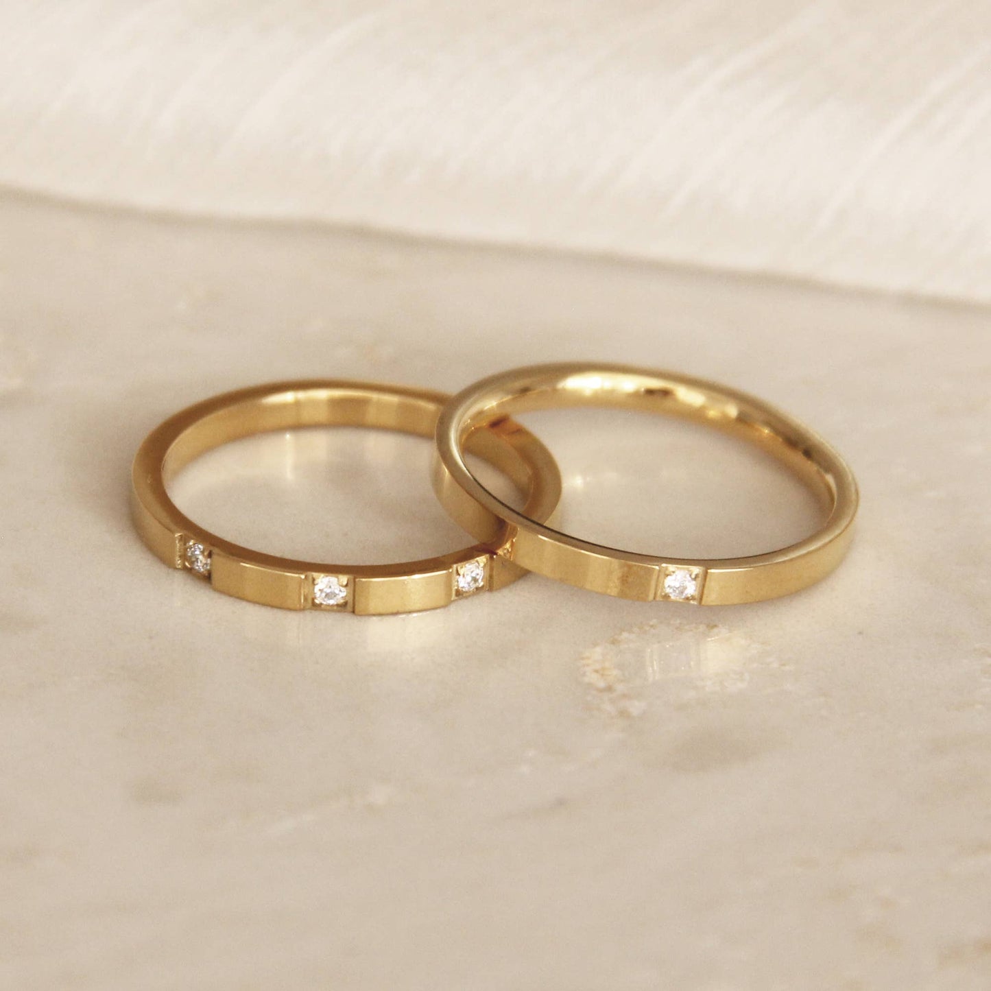 Drea Triple Stone Ring | Waterproof Jewelry