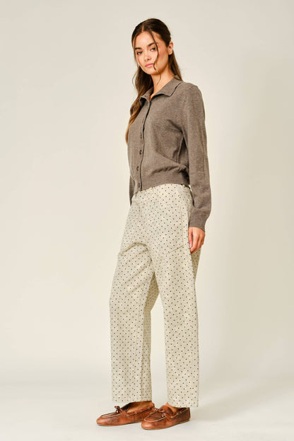Lucy Polka Dot Barrel Pants