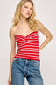 Spicy Striped Tube Top