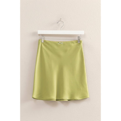Martini Mini Slip Skirt