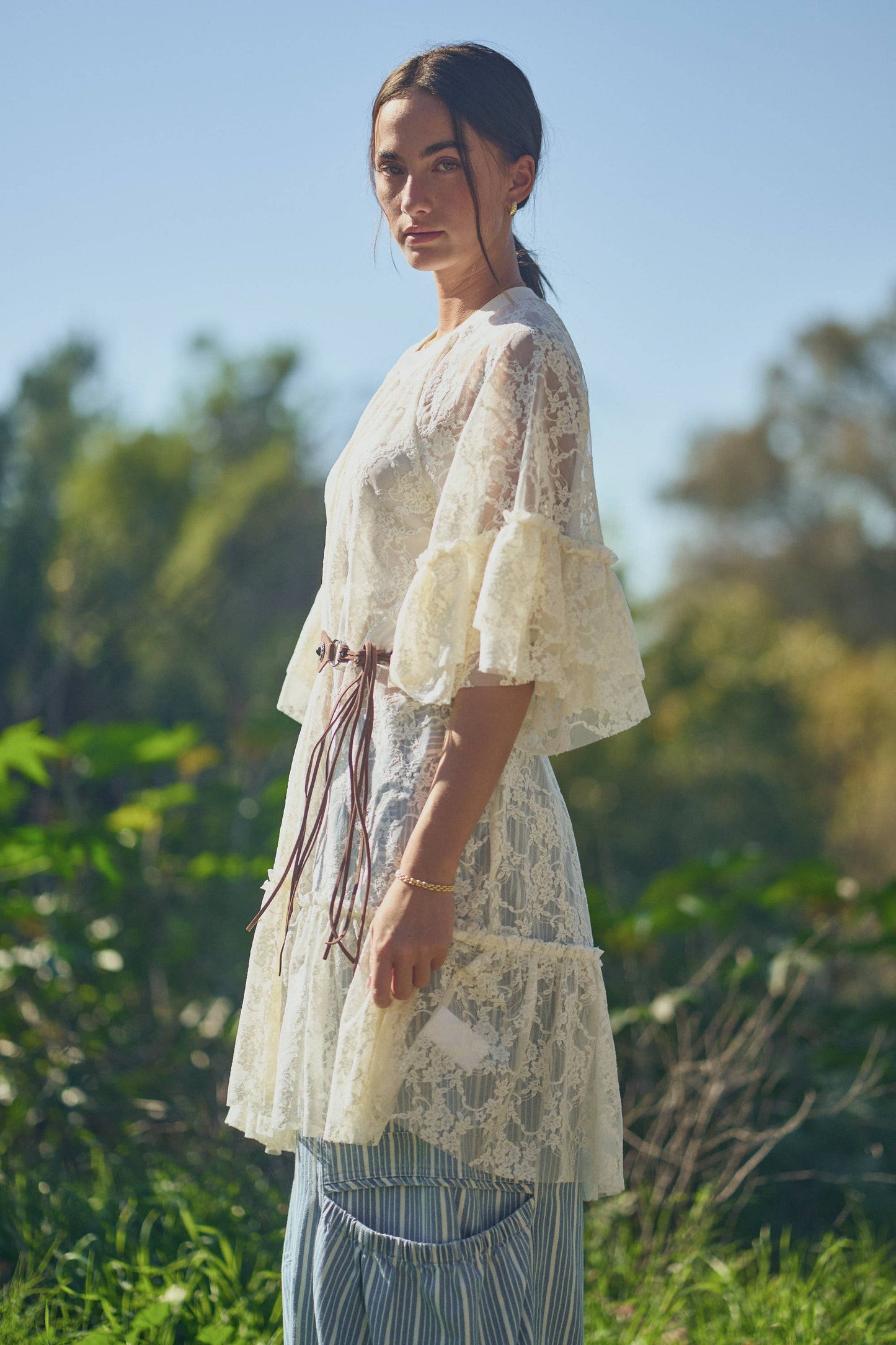 Gabbi Lace Tunic Top
