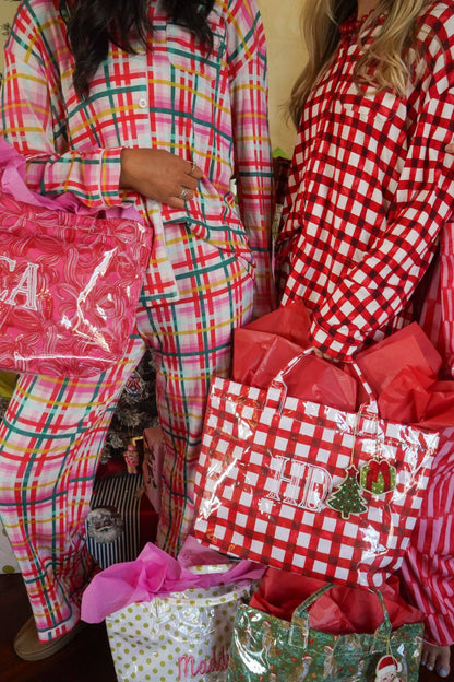Red Gingham Pajama Set