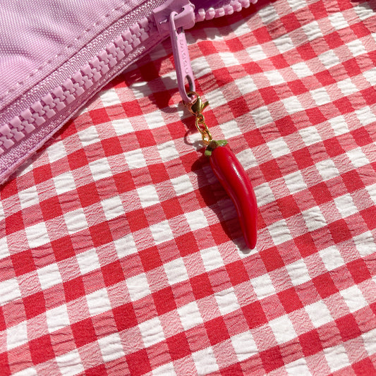 Chili Pepper Bag Charm