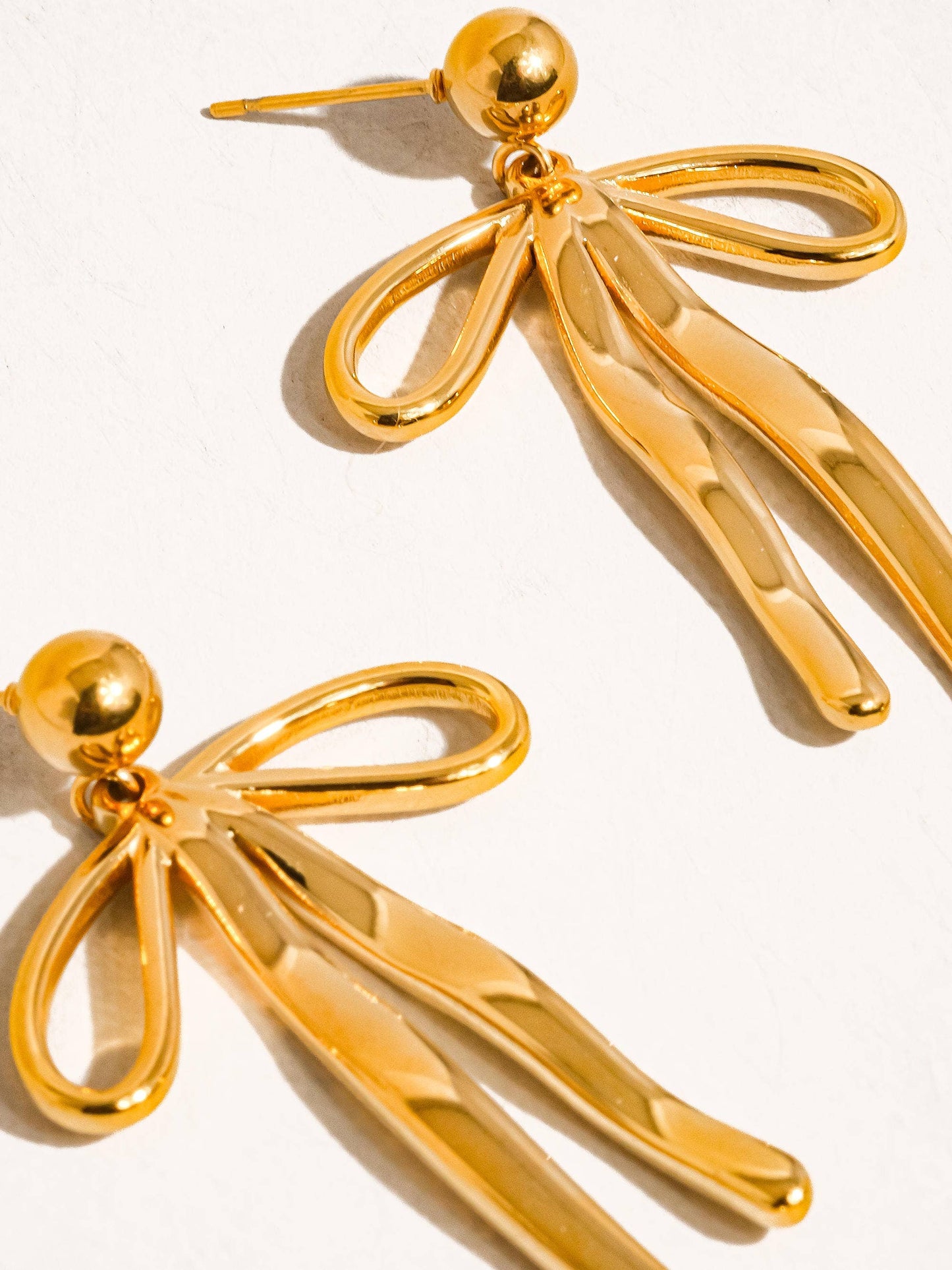 Oliver Bow Earring | Waterproof Jewelry