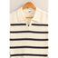 Gianna Striped Polo Vest