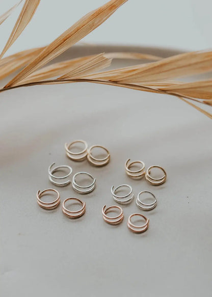 Tiny Twist Earrings | Waterproof Jewelry