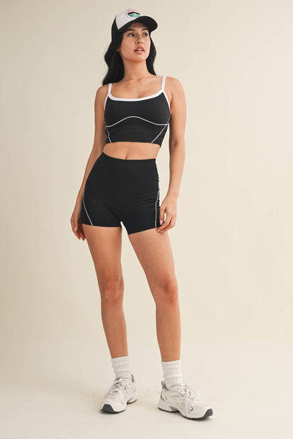Bri Contrast Contour Top