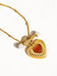 Havana Vintage Heart Necklace | Waterproof Jewelry