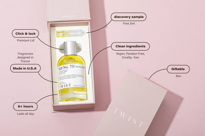 Salt No. 75 Inspired by J.M. Wood Sage & Sea Salt | TWIST PERFUME