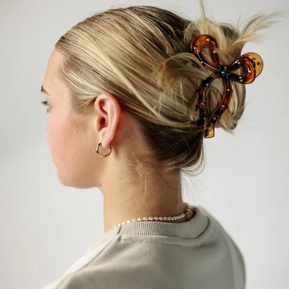 The Studded Bow Clip