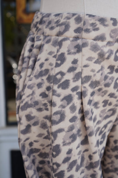 Savannah Wide Leg Leopard Pants