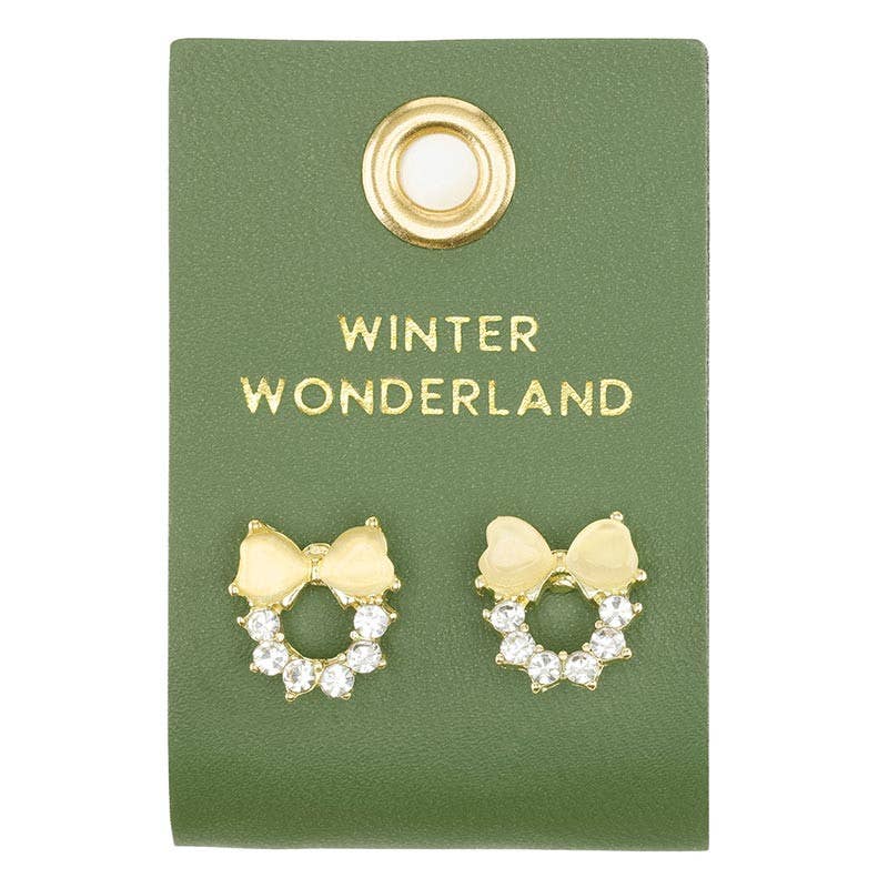 Holiday Stud Love Earrings