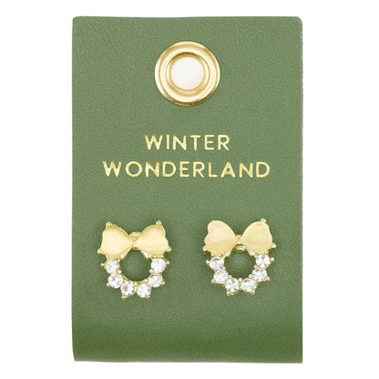 Holiday Stud Love Earrings