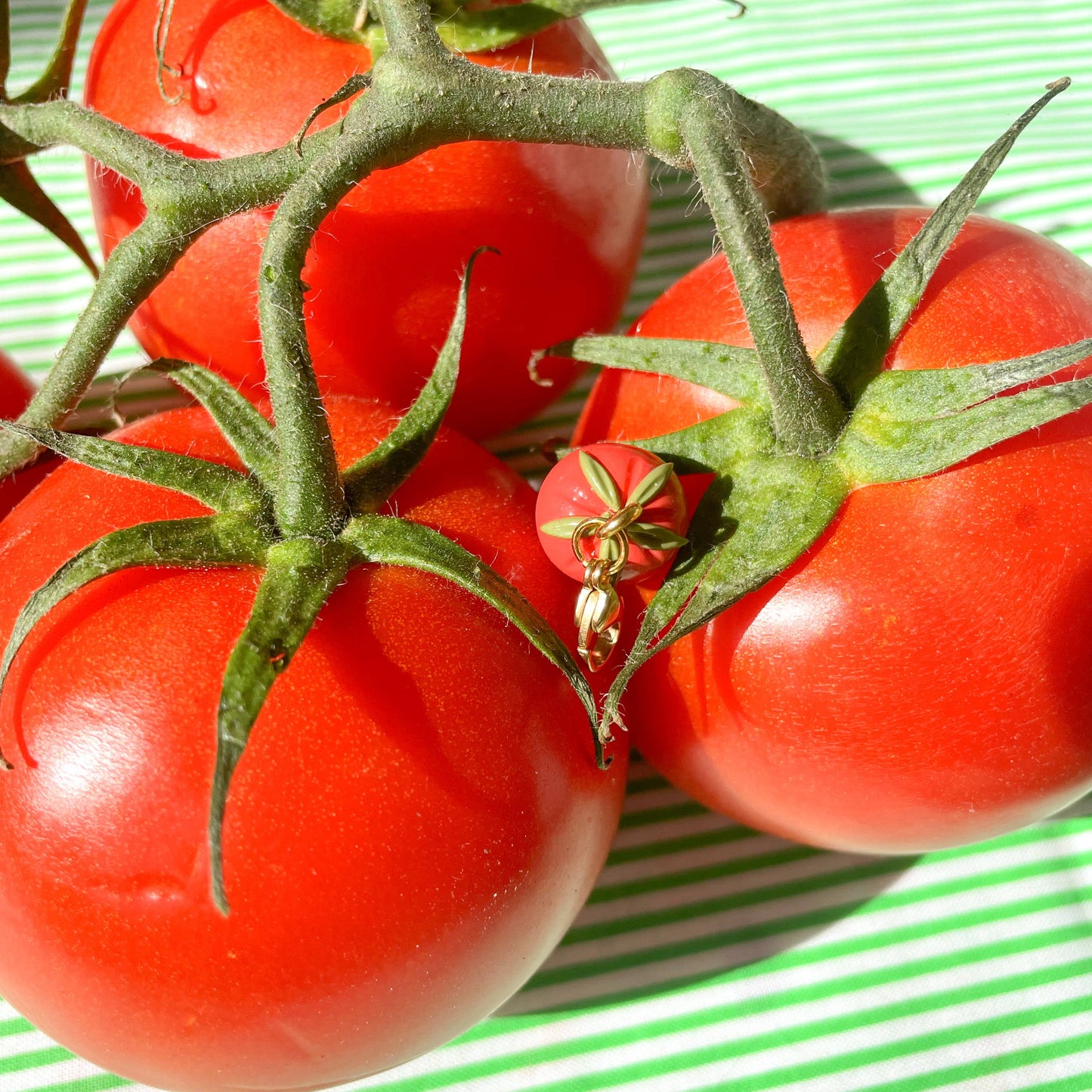 Tomato Bag Charm
