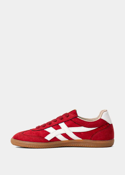 Sasha Red Suede Sneaker