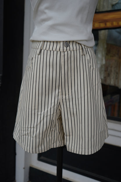 Dani Stripe Boyfriend Shorts