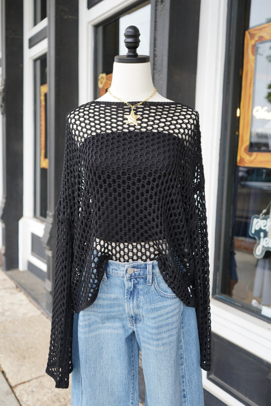 Reese Loose Fit Cover Up Long Sleeve