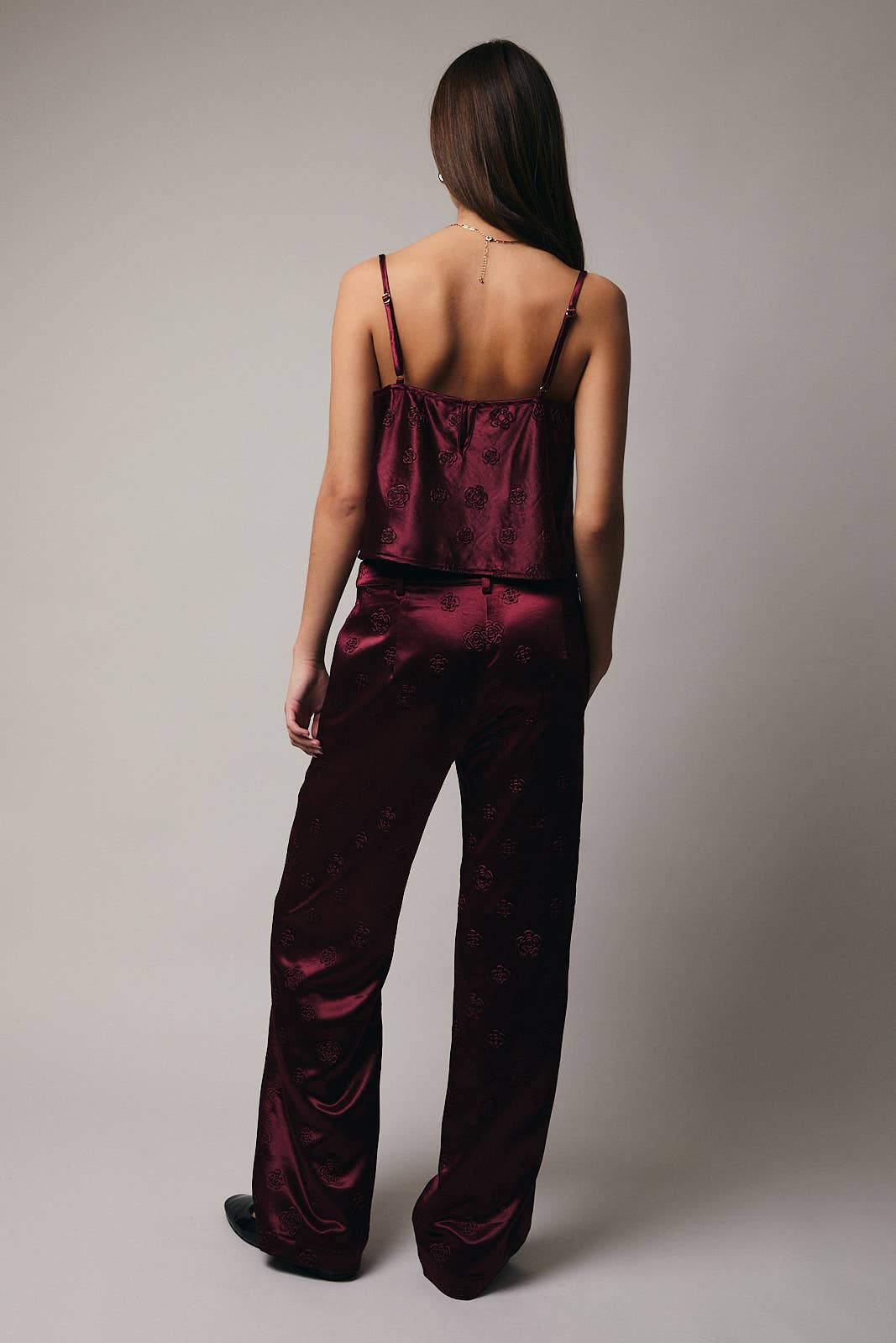 Rosie Satin Tank & Pants Set