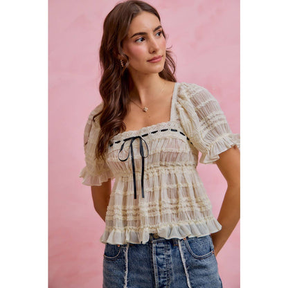 Dolly Puff Sleeve Blouse