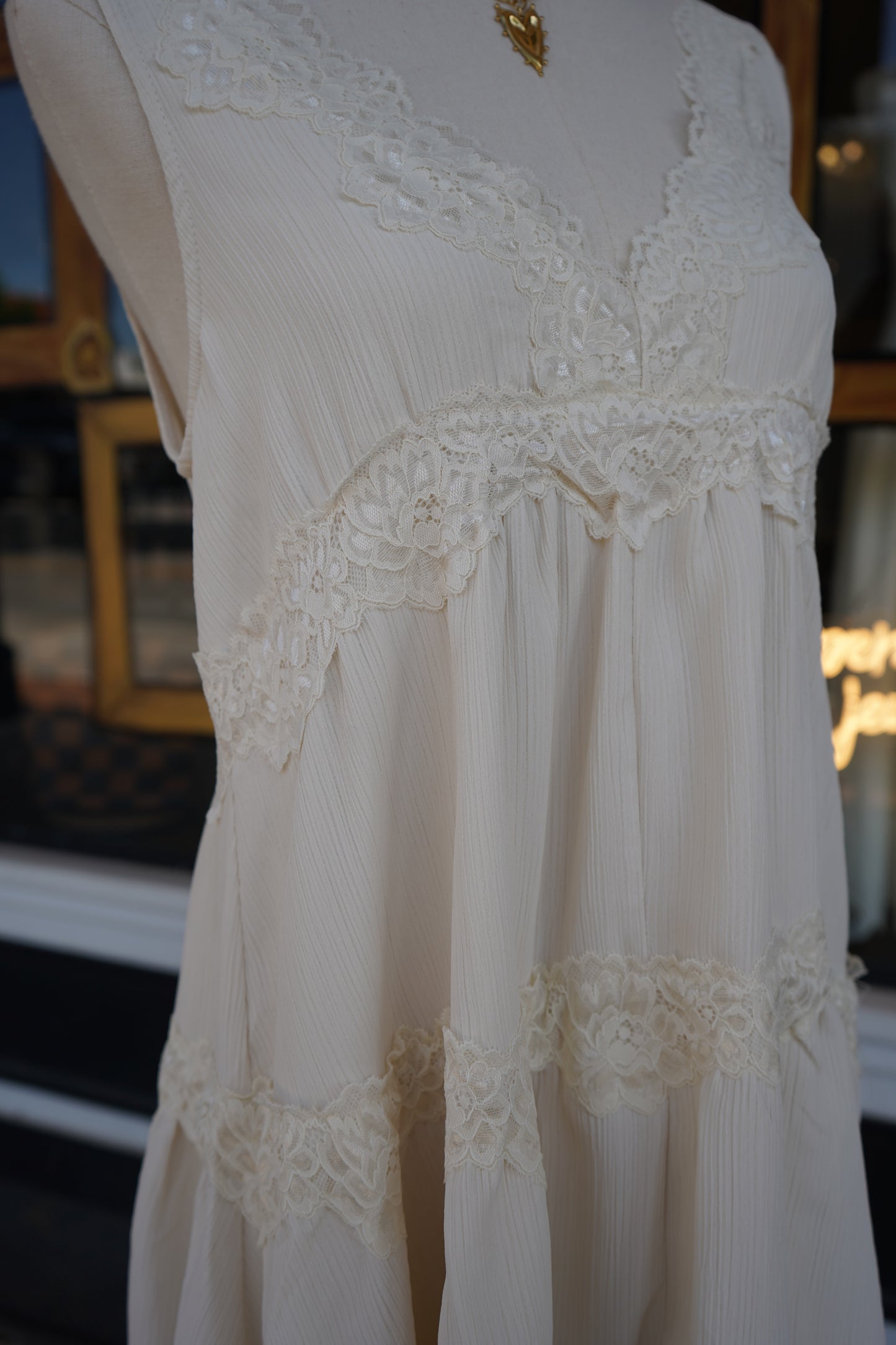 Naomi Lace Detail Mini Dress