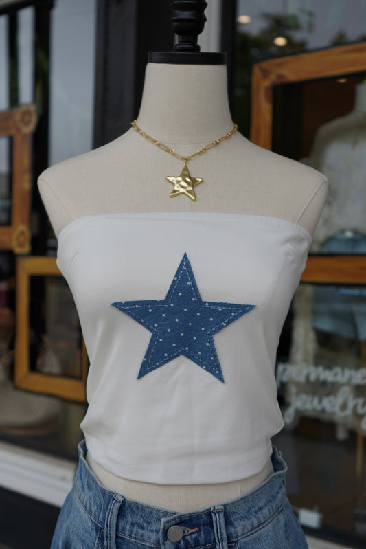 Stassy Star Tube Top