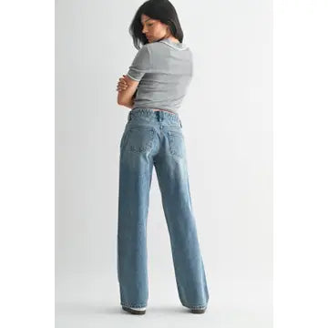 Allie Wide Leg Baggy Jean